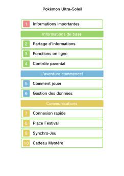 Pokémon Ultra-Soleil - Nintendo