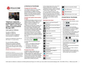 Polycom VVX 1500 C Quick User Guide SIP 3.1.3 - Polycom Support