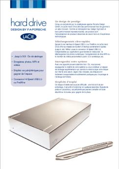 Jusqu'à 500 Go de stockage • Enregistrez photos, MP3 et ... - LaCie