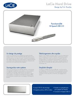 porsche hd usb Datasheet - LaCie