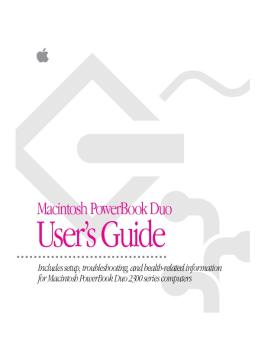 MacintoshPowerBook Duo - Support - Apple