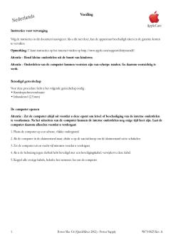 Power Supply - Support - Apple