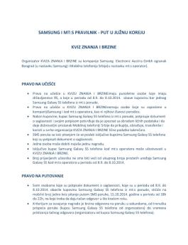 PRAVILNIK - m:ts Telekom