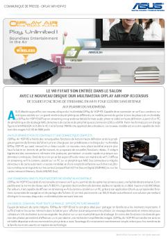 Press Release OPlay Air