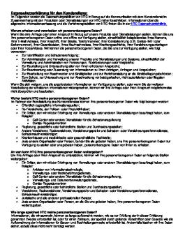 Privacy Notice Deu De