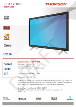 Product Fiche - Thomson