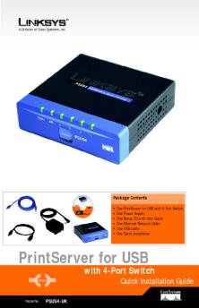 PrintServer for USB - Linksys