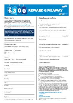 Samsung Smart TV Reward Giveaway