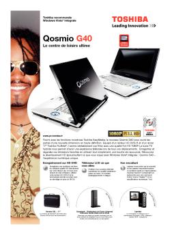 Qosmio G40 - Toshiba