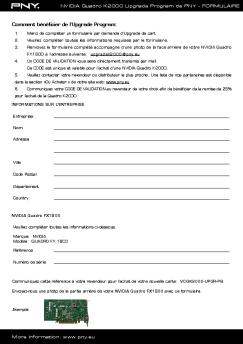 Comment bénéficier de l'Upgrade Program - Nvidia