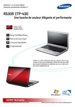 R530R I7P-430 (NP-R530-JA03FR)