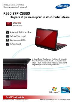 R580 E7P-C3330 (NP-R580-JS01FR)