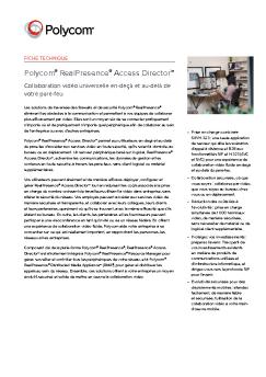 Polycom® RealPresence® Access Director™