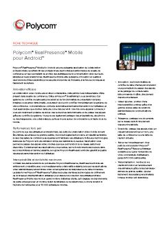 Polycom® RealPresence® Mobile pour Android - DEKOM