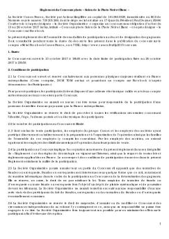 Règlement du Concours - Canon France