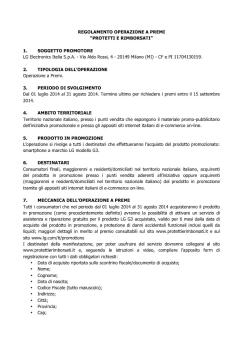 Regolamento - Protettierimborsati.it