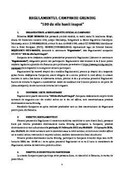 Regulament Grundig 100 De Zile Banii Inapoi 2025
