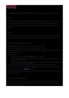 Regulations Products Made Of Wood