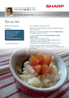 Riz au lait