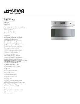 S45VCX2 - Smeg