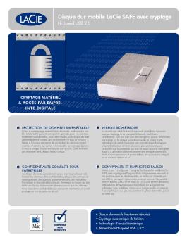 safe mobile w/encryption Datasheet - LaCie