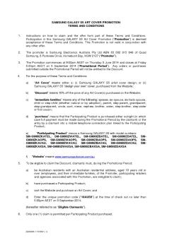“INSERT NAME” PROMOTION - Samsung