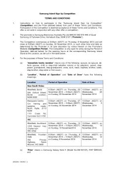 Samsung Island Data Capture