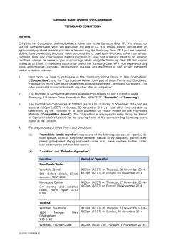 Samsung Island Share to Win