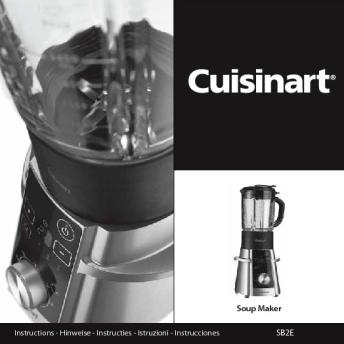 SB2E Soup Maker - Cuisinart
