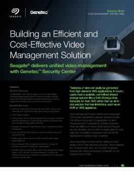 SB512 1 2011US Seagate Genetec Solutions Brief Final