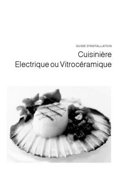 Cuisinière Electrique ou Vitrocéramique - Sauter