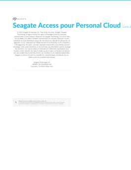 enregistrer en tant que pdf - Seagate