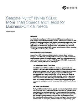 Seagate Nvme Ssds Data Integrity Reliability Tb100 1 1606us