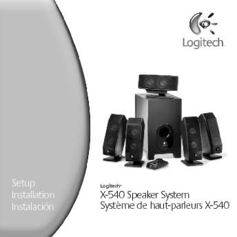 Setup Installation Instalación X-540 Speaker System ... - Logitech