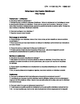 Side Stream Consumer FAQ FR LR