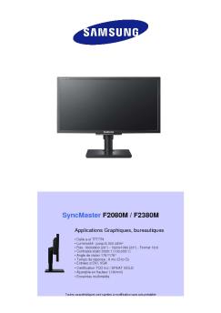 SyncMaster F2080M / F2380M