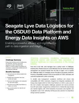 Solution Brief Seagate Lyve For Aws Edi On Osdu