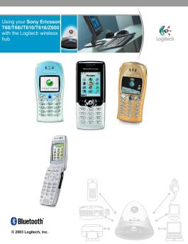 Using your Sony Ericsson T68/T68i/T610/T616 ... - Logitech