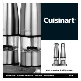 SP2E Moulins à poivre & sel électriques - Cuisinart