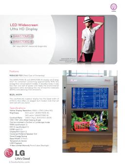 84WS70MS-B Spec Sheet - Troxell Communications Inc.