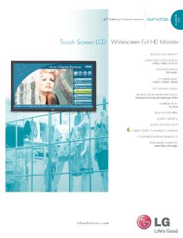 Touch Screen LCD - Digital Media