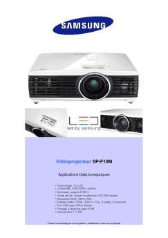 Vidéoprojecteur SP-F10M