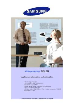 Vidéoprojecteur SP-L251