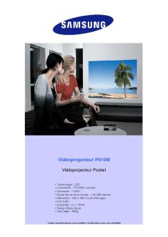 Vidéoprojecteur P410M