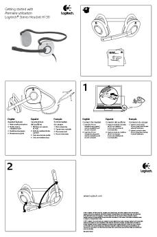 Getting started with Première utilisation Logitech® Stereo Headset ...