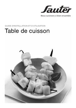 Table de cuisson - Sauter électroménager