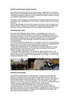 Kreativt overblik skaber synlige resultater Når Samsungs ...