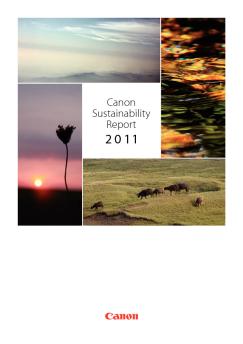Canon Sustainability Report 2011