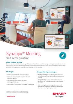 Synappx Meeting Datasheet