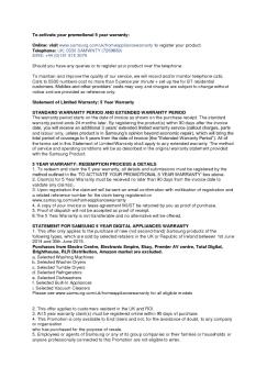 (UK) LIMITED CONTENT & CASHBACK - Samsung